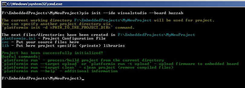 Command-line Build of PlatformIO Project